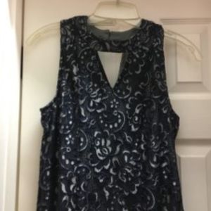 Maurices Dresses - Maurice's Navy Metallic Dress Maurices Dresses - Maurice's Navy Metallic Dress
